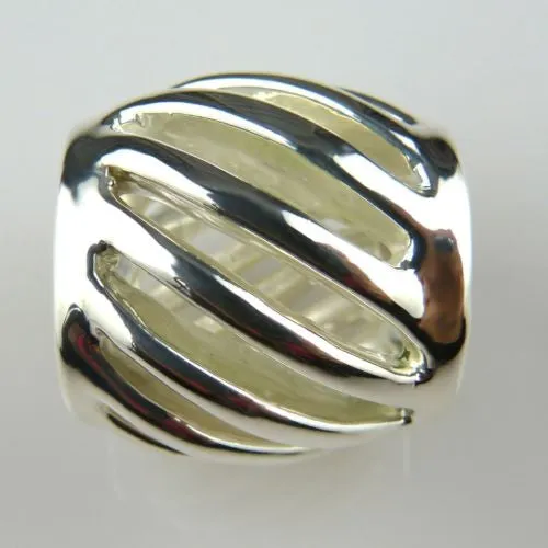Simon Sebbag Sterling Silver Slide Bead 208 for Leather Necklace