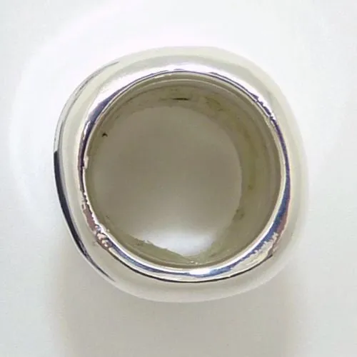 Simon Sebbag Sterling Silver Smooth Tube Slide Bead 54 for Leather Necklace