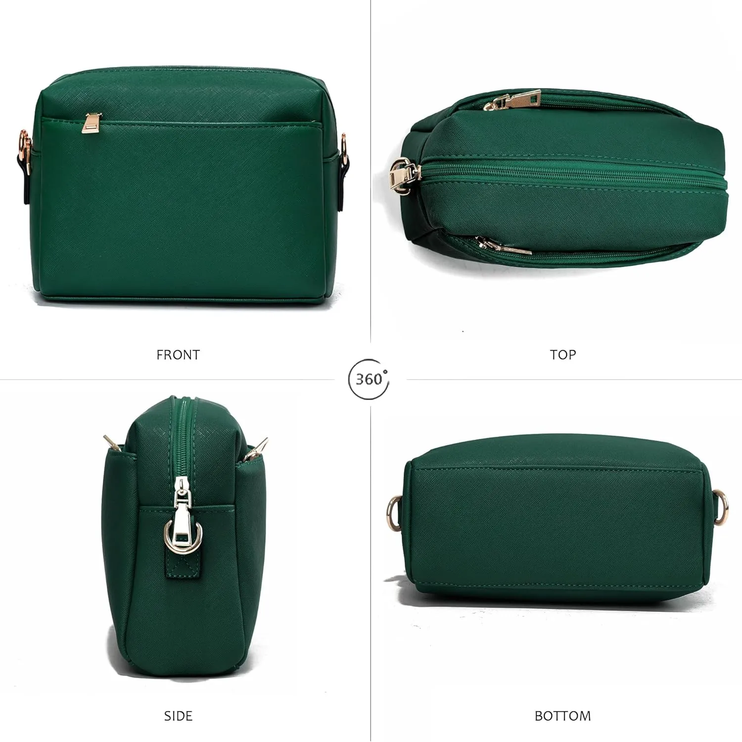 Small Crossbody Bags for Women Vegan Leather Purses Women's Shoulder Handbags Wallet Satchel Cross Body Purse