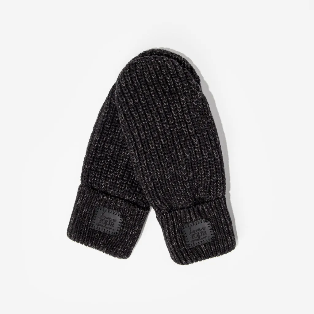 Smoke Speckled Mittens