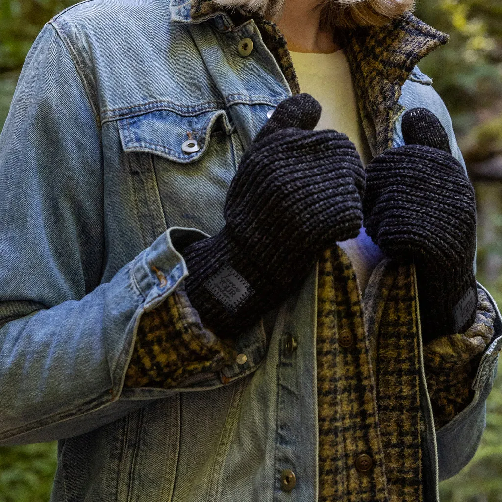 Smoke Speckled Mittens
