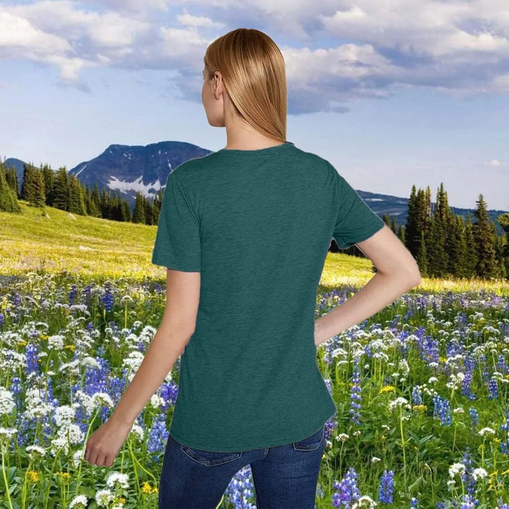 Spread Kindness Like Flower T-Shirt for Women Cute Flower Graphic Shirt Casual Positive Inspirational Short Sleeve Tee Top
