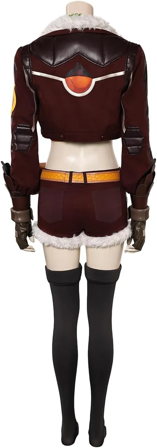 Squirrel Girl Costume Doreen Green Cosplay Women Superhero Outfits Hairbands Belts Tail Full Set Halloween Suit