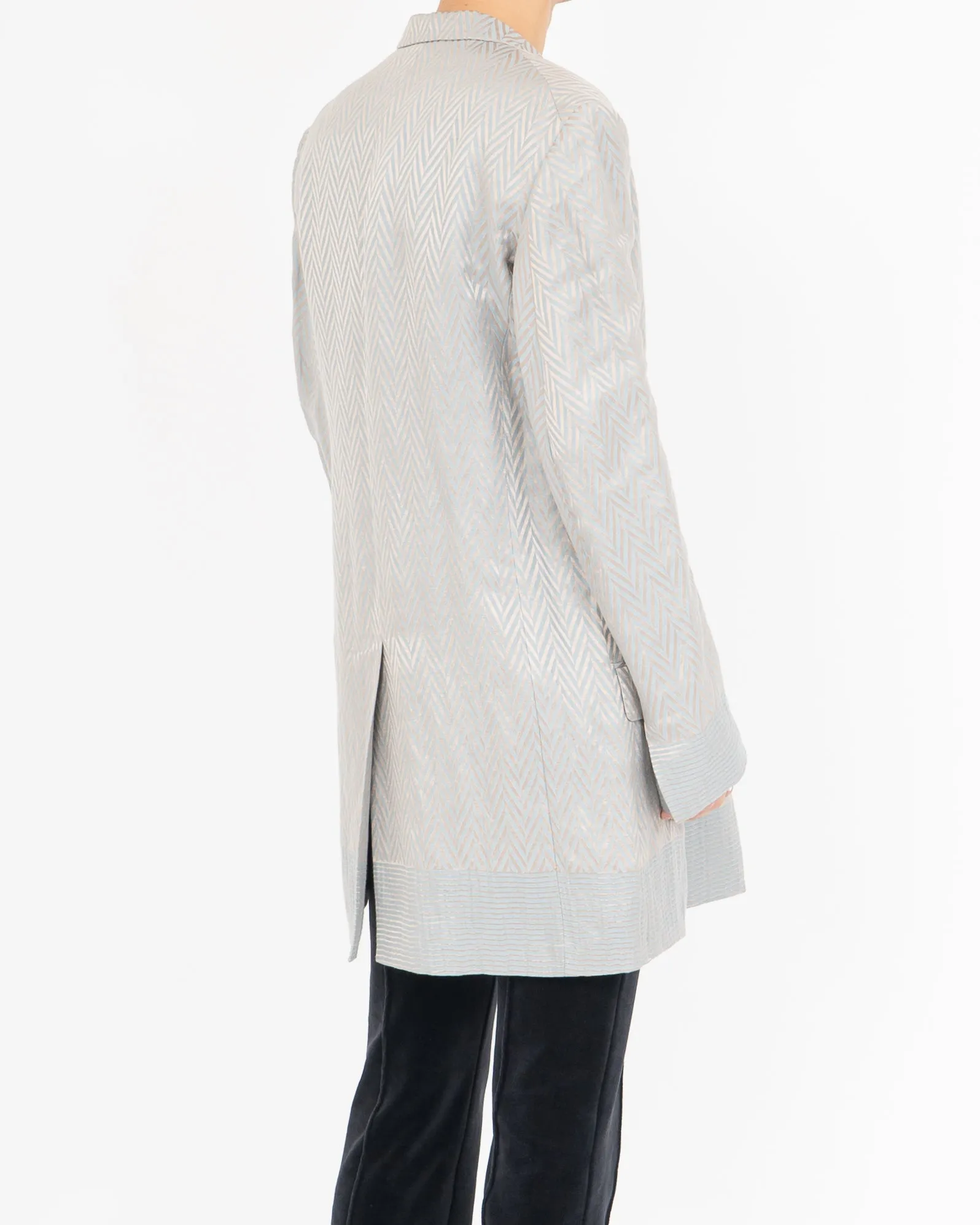 SS15 Chevron Blazer Coat