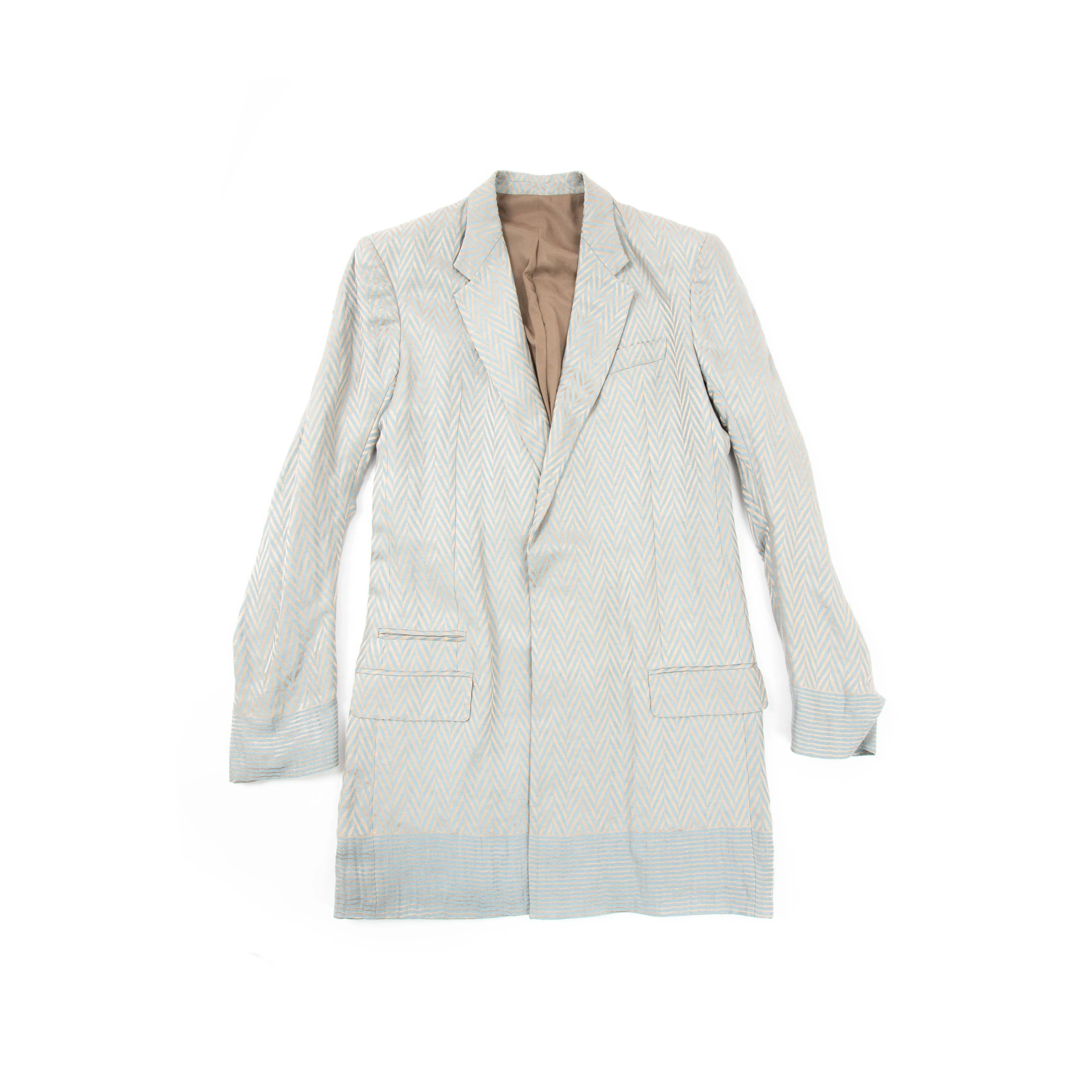 SS15 Chevron Blazer Coat