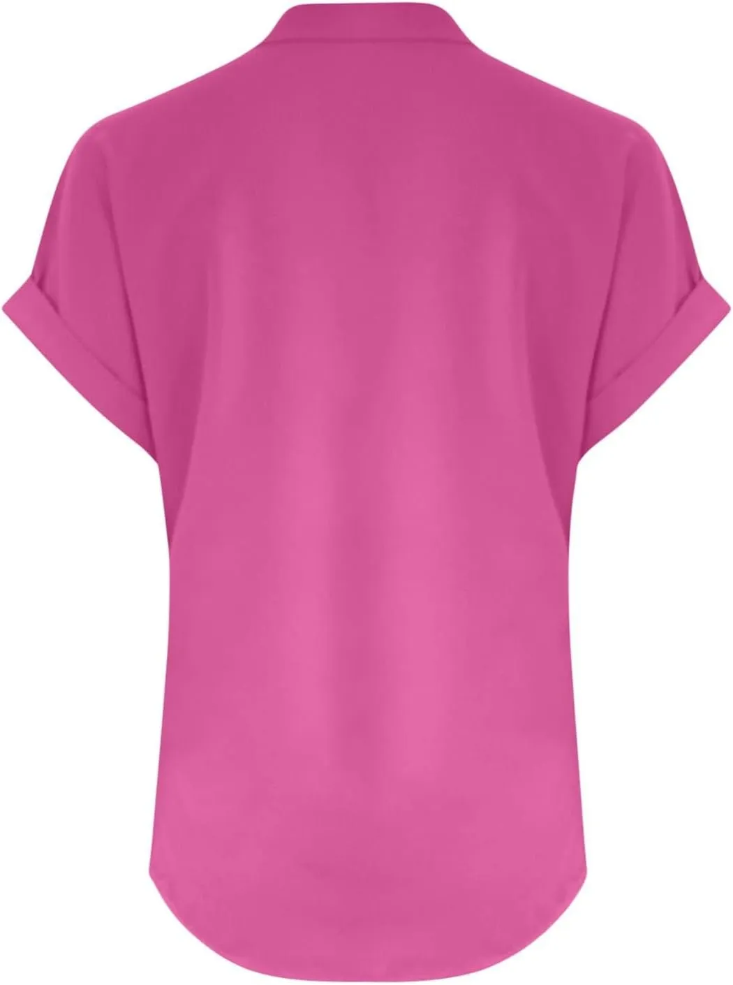 Summer Cotton Linen Shirts for Women 2025 Button Down Short Sleeve V Neck Shirts Solid Color Comfy Blouses Tunic Tops