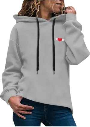 Sweatshirt Casual Printed Long Sleeved Hooded Women's Hoodies Sweatshirts Rose Hoodie Oversized Hoodie Fleece