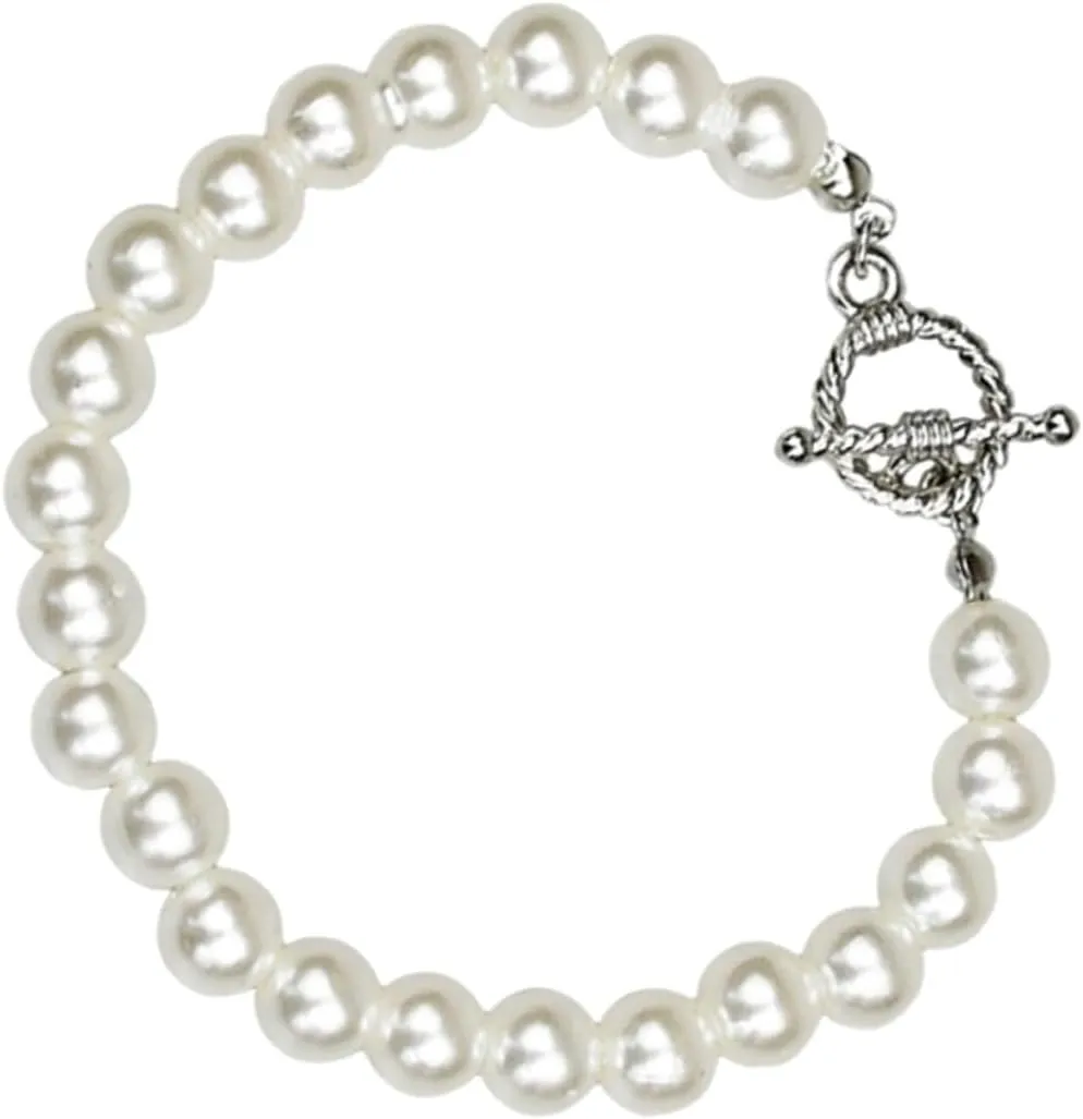 TENDYCOCO Clasp Pearl Bracelet Trendy Bracelets for Women Pearl Bracelets Charming Bracelet Women Bracelet Pearl
