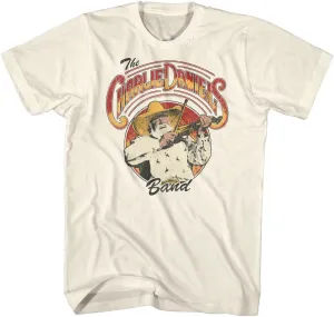 The Charlie Daniels Band T Shirt Logo & Charlie Adult Short Sleeve T Shirts Country Music Vintage Style Graphic Tees