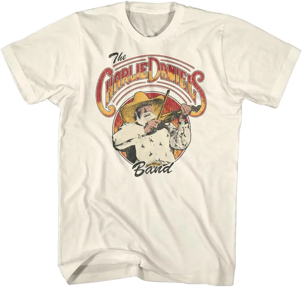 The Charlie Daniels Band T Shirt Logo & Charlie Adult Short Sleeve T Shirts Country Music Vintage Style Graphic Tees