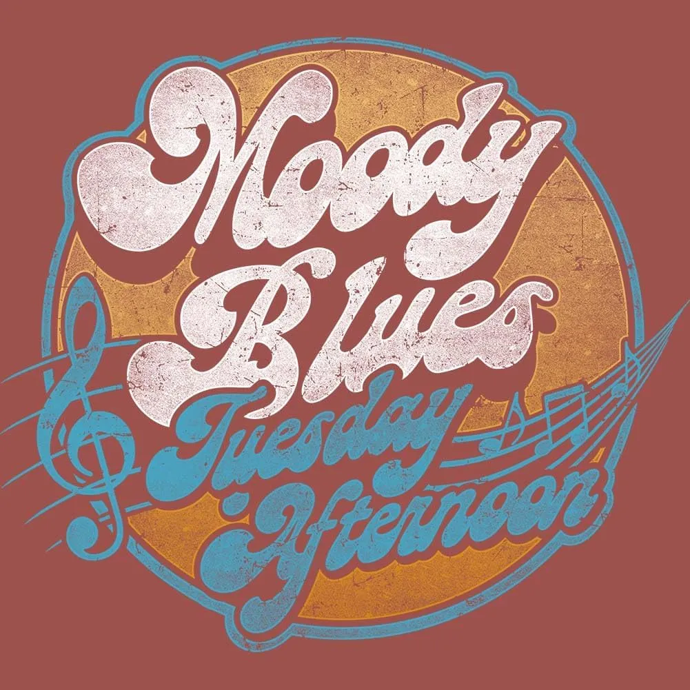 The Moody Blues Music Tuesday Afternoon Adult Short Sleeve T Shirt Vintage Style Graphic Tees