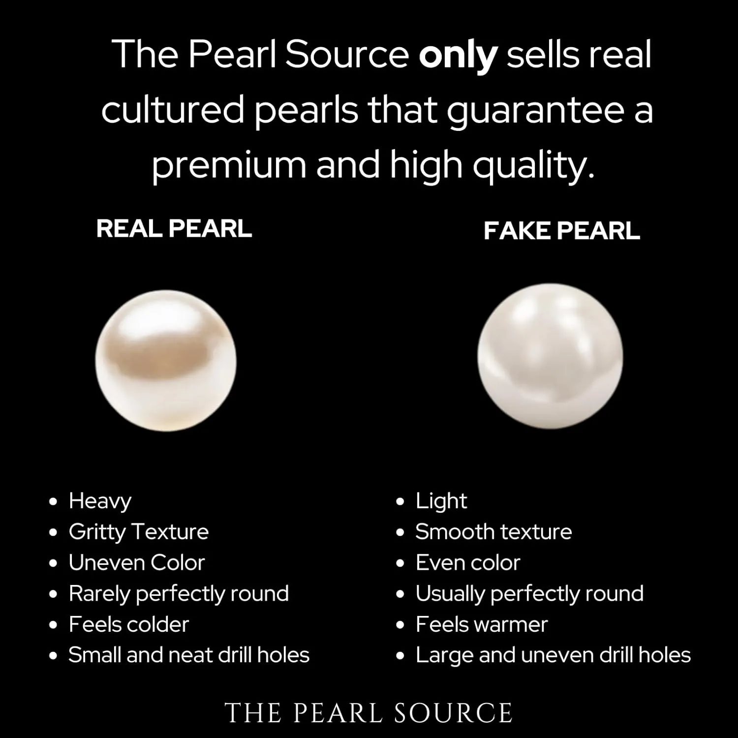 The Pearl Source White Freshwater Pearl Bracelet for Women with Genuine Cultured Pearls, 7.0-7.5mm