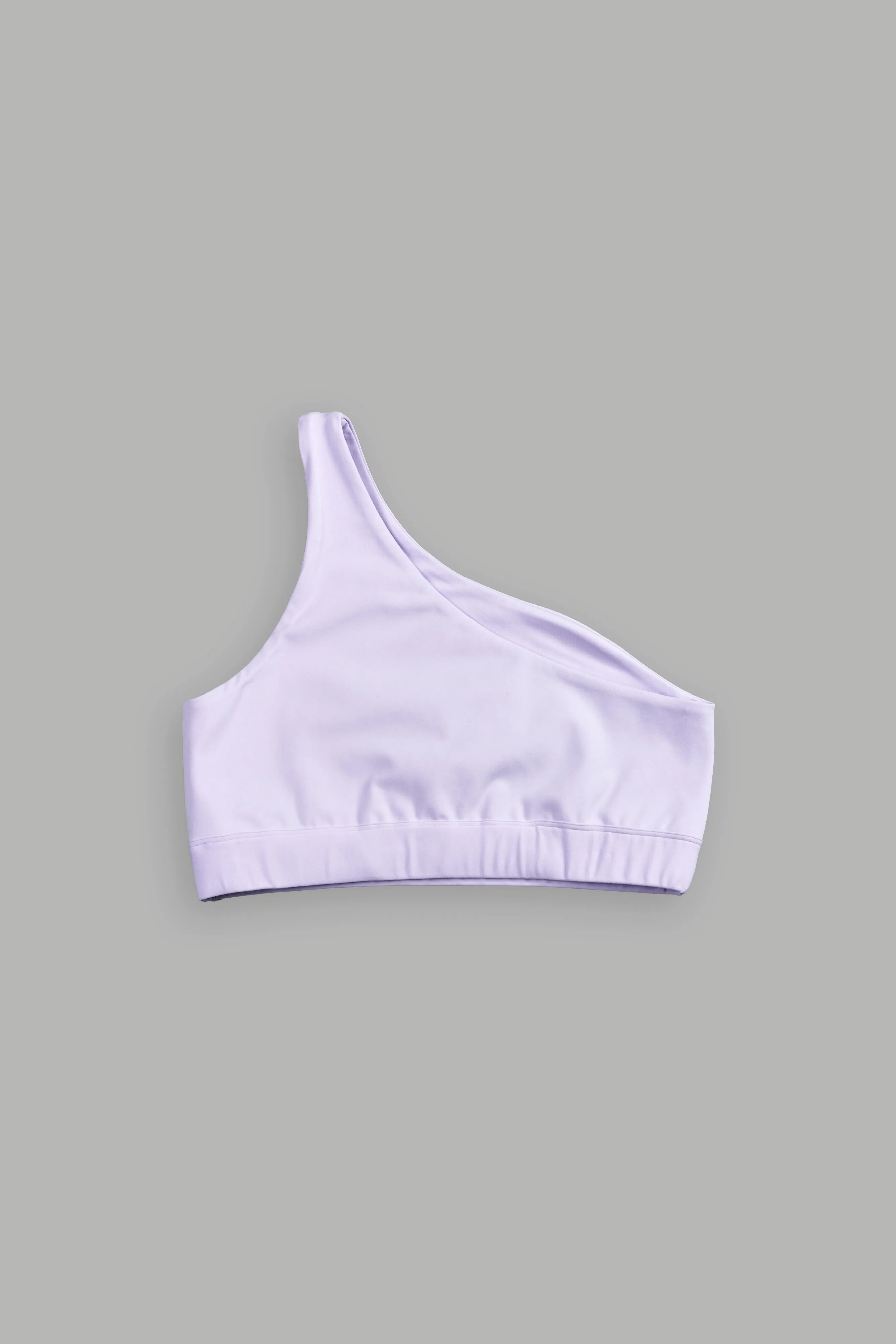 The Wolf and The Rose "One Shoulder" Energy Bra in Ghost Orchid