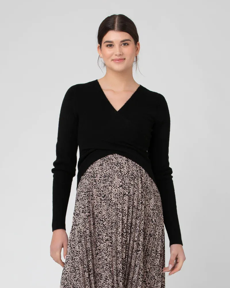 Willa Nursing Knit Black