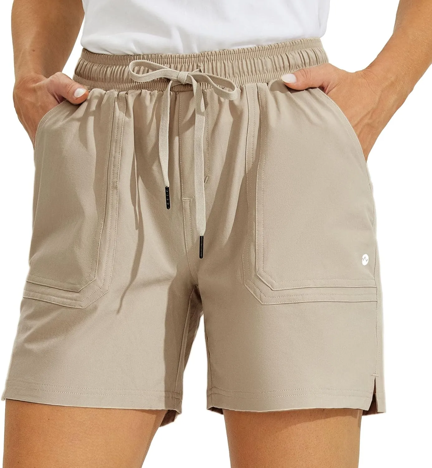 Willit Women's 5" Hiking Shorts Golf Athletic Outdoor Shorts Quick Dry Workout Summer Water Shorts with Pockets