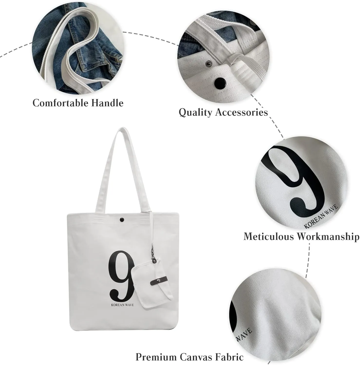 Women Canvas Bag Tote Bag Handbag