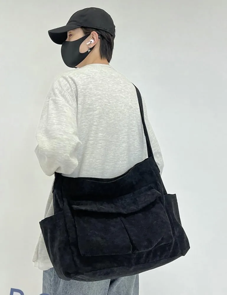 Women Canvas Messenger Bag Large Hobo Bag Canvas Crossbody Shoulder Bag Messenger Tote Bag Handbag