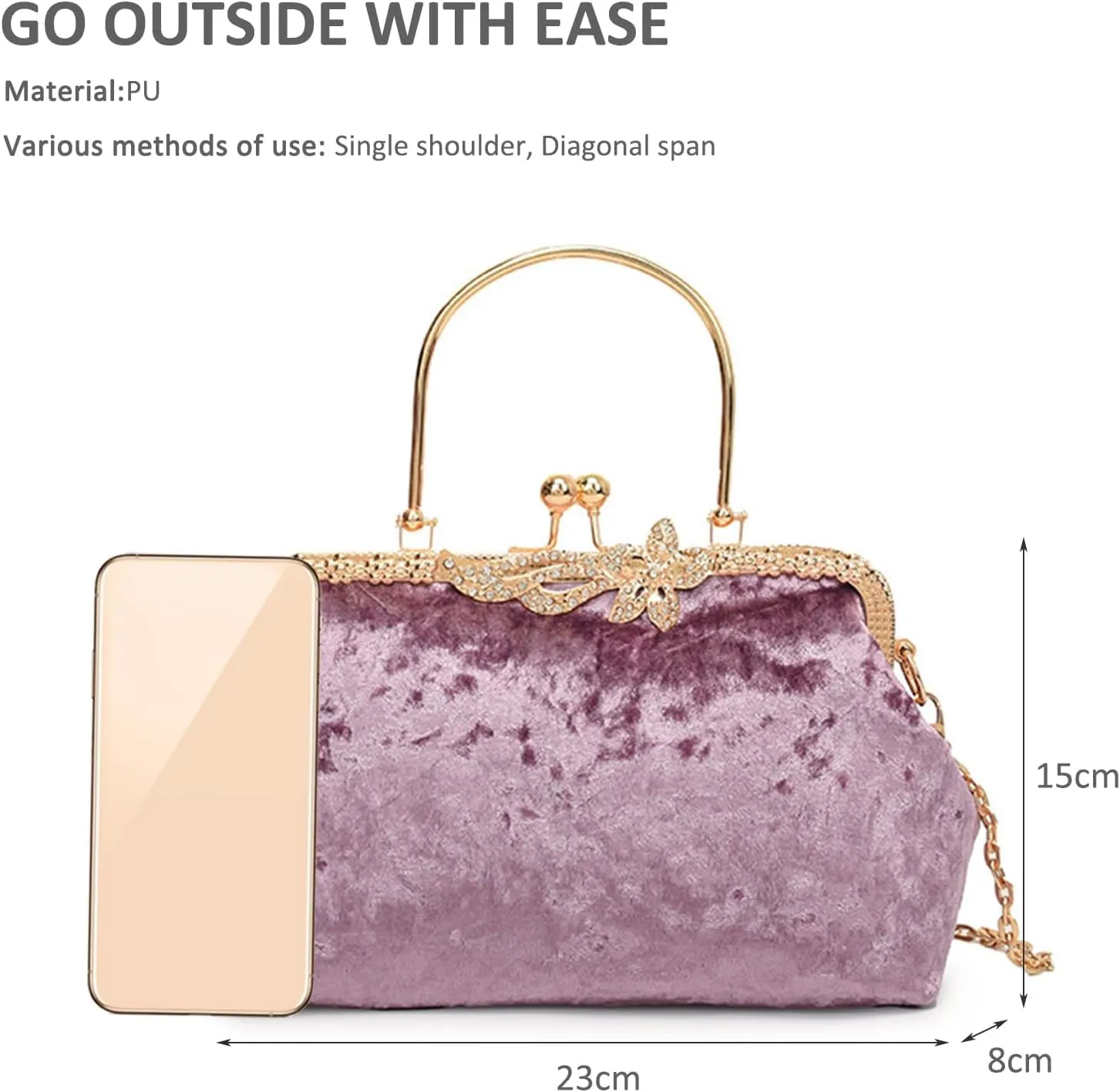 Women Clutch Purses Ladies Evening Bag Handbag Crossbody Shoulder Grab Luxury Clutch Party Wedding Bags