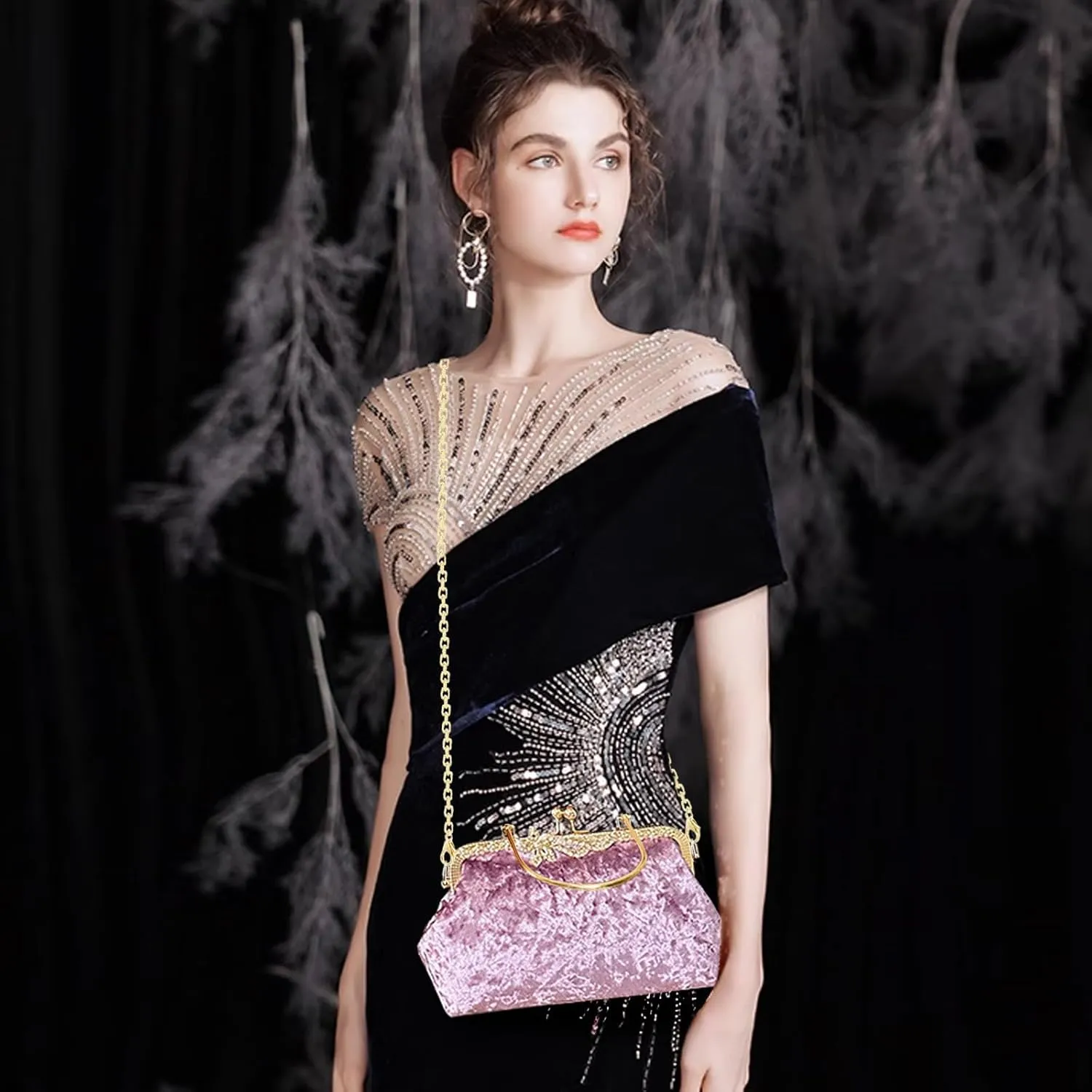 Women Clutch Purses Ladies Evening Bag Handbag Crossbody Shoulder Grab Luxury Clutch Party Wedding Bags