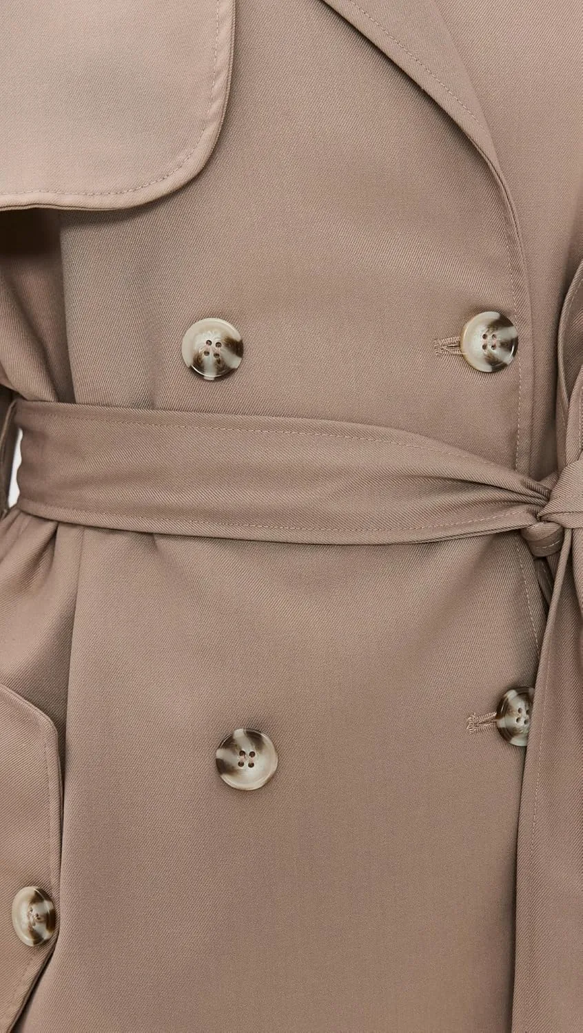 Women's Cropped Trencherous Coat