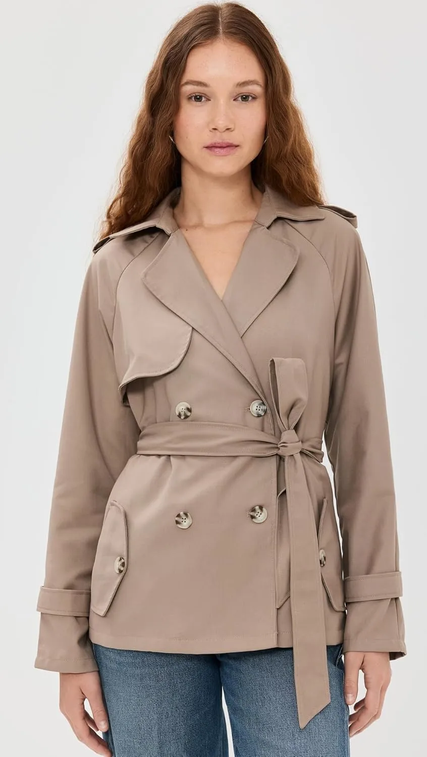 Women's Cropped Trencherous Coat