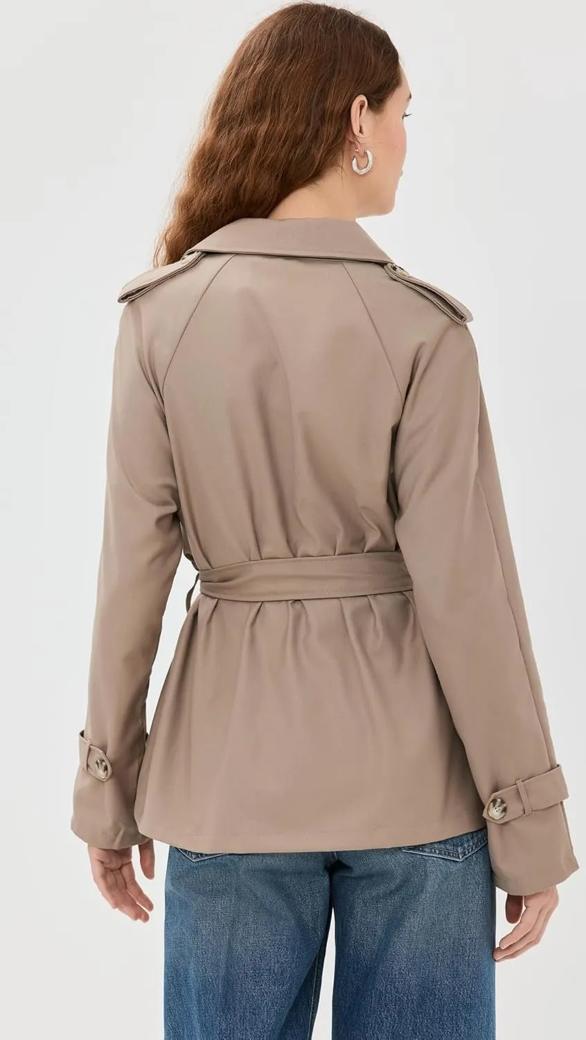 Women's Cropped Trencherous Coat