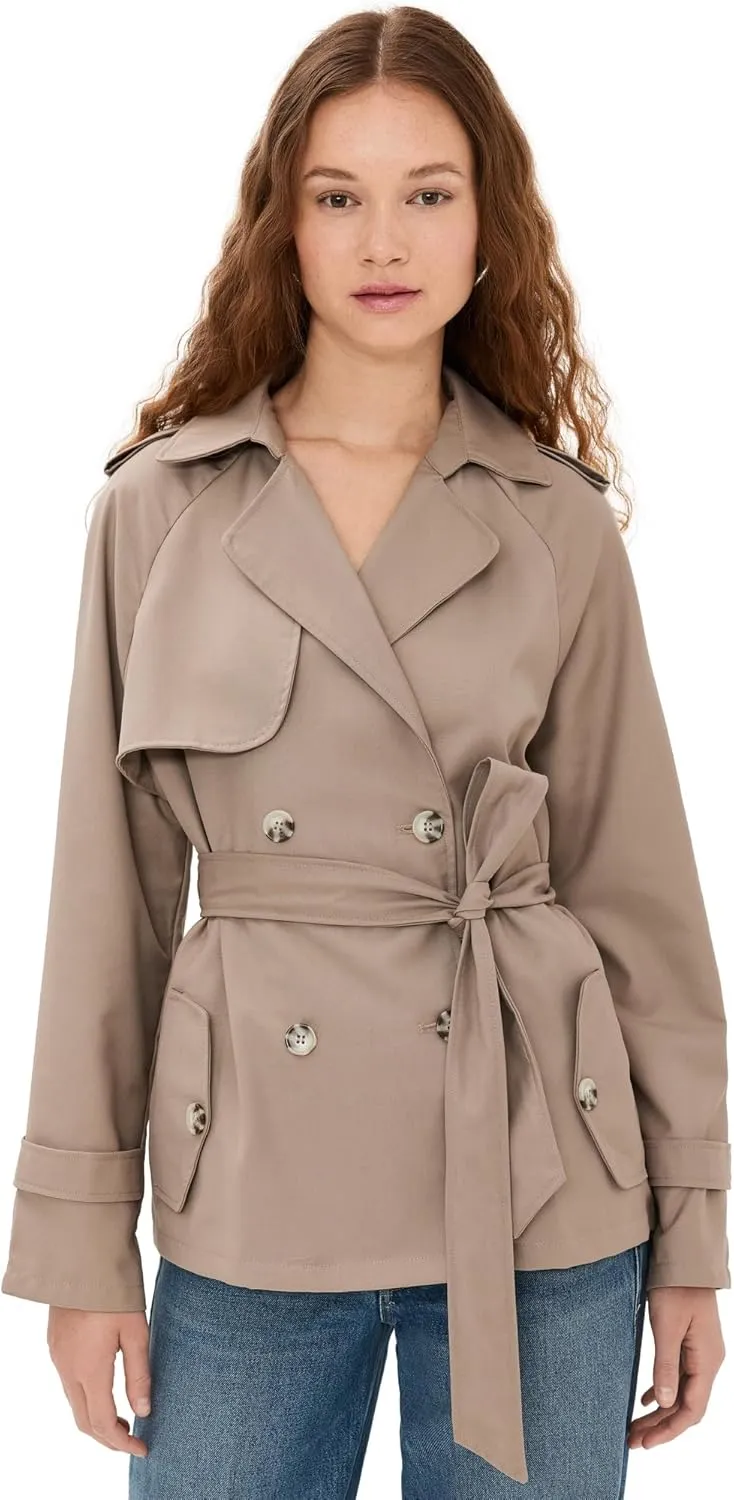 Women's Cropped Trencherous Coat