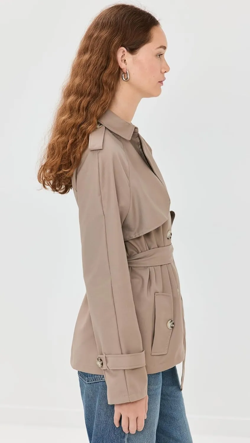 Women's Cropped Trencherous Coat