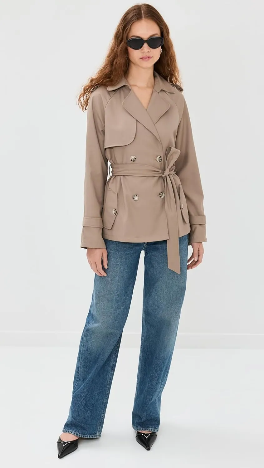 Women's Cropped Trencherous Coat