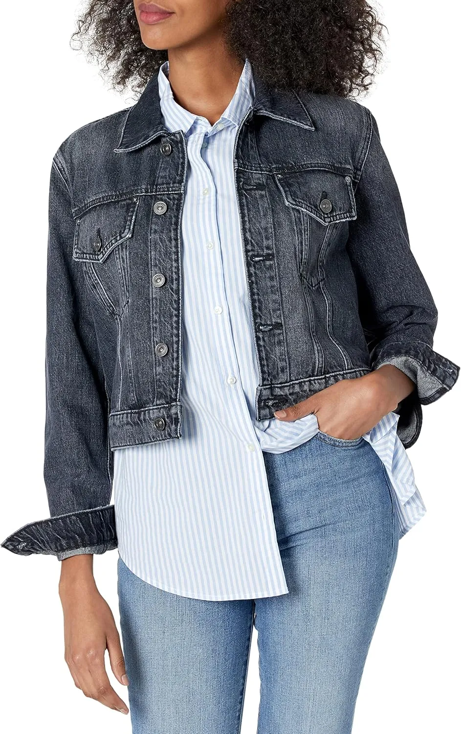 Women's Gia Cropped Trucker Jacket