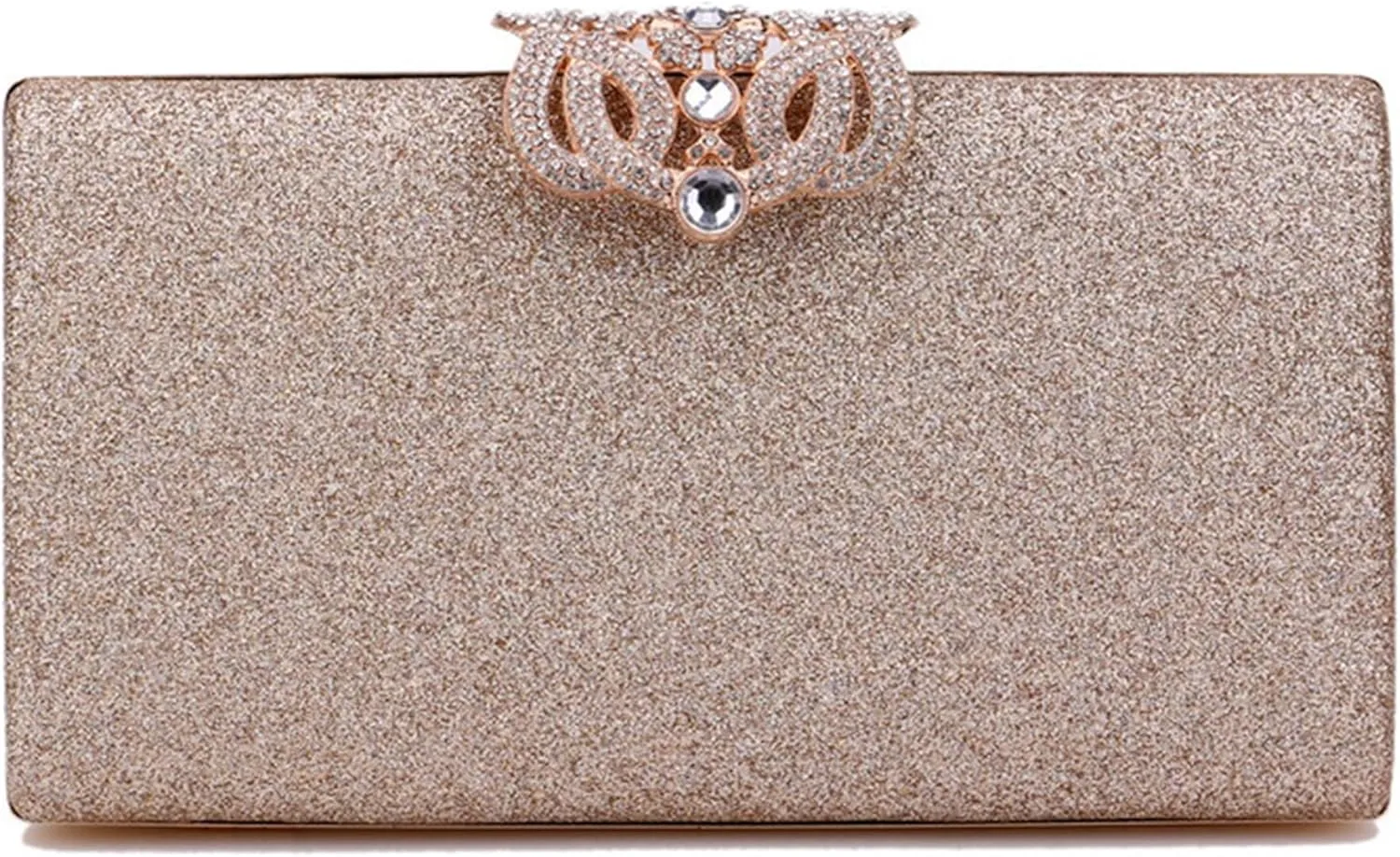 Women's Glitter Clutch Bag Party Evening Bag Frosted Shoulder Bag Sparkly Handbag Purse Wallet for Prom Party Wedding
