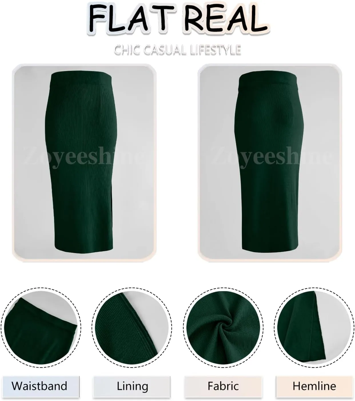 Women's Midi Skirt High Elastic Waist A Line Pleated Midi Skirts Button Front Casual Flared Skirt with Pockets