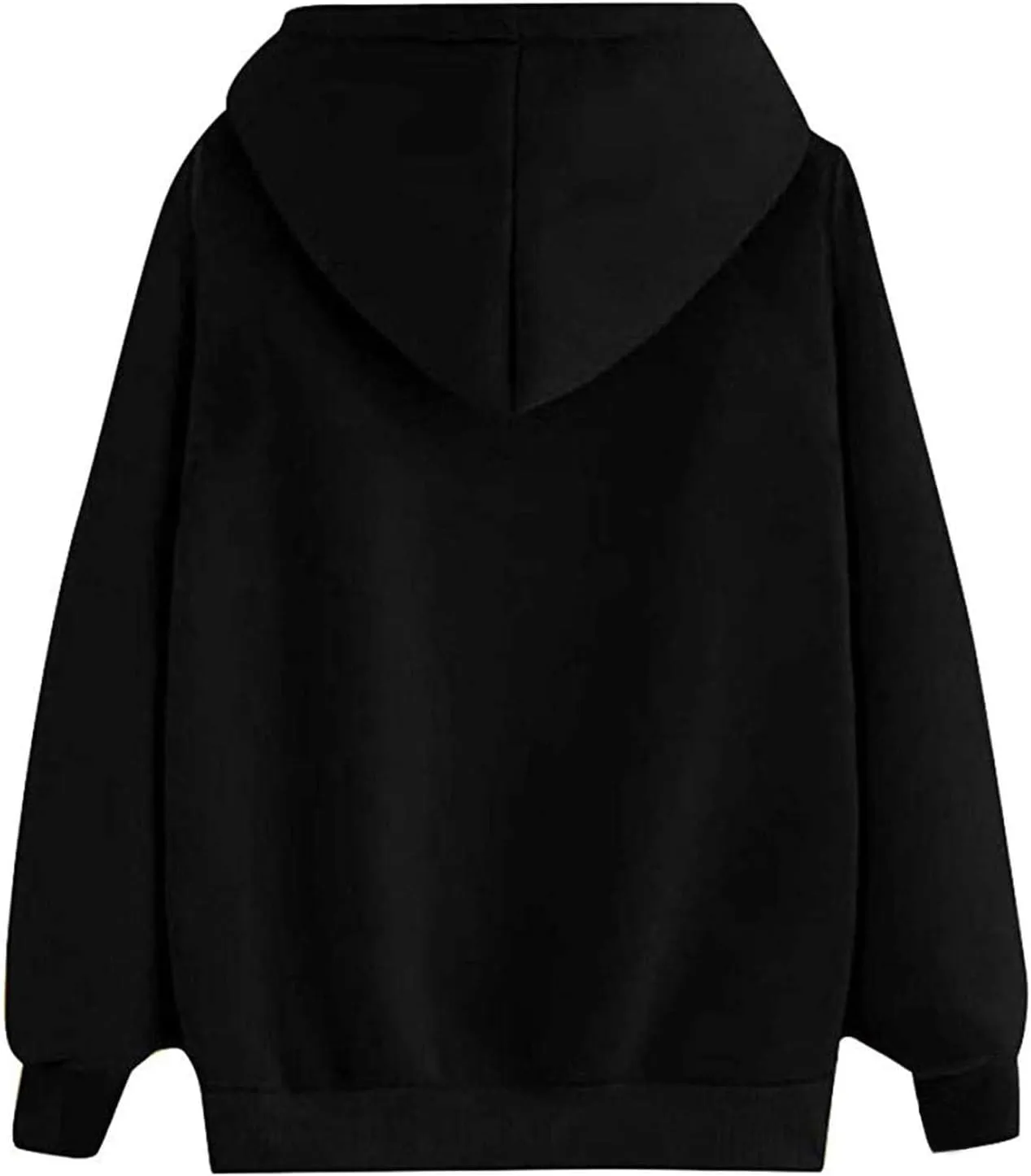 Womens Oversized Graphic Hoodies Casual Long Sleeve Heart Print Pullover Comfort Pocket Drawstring Hooded Sweatshirt