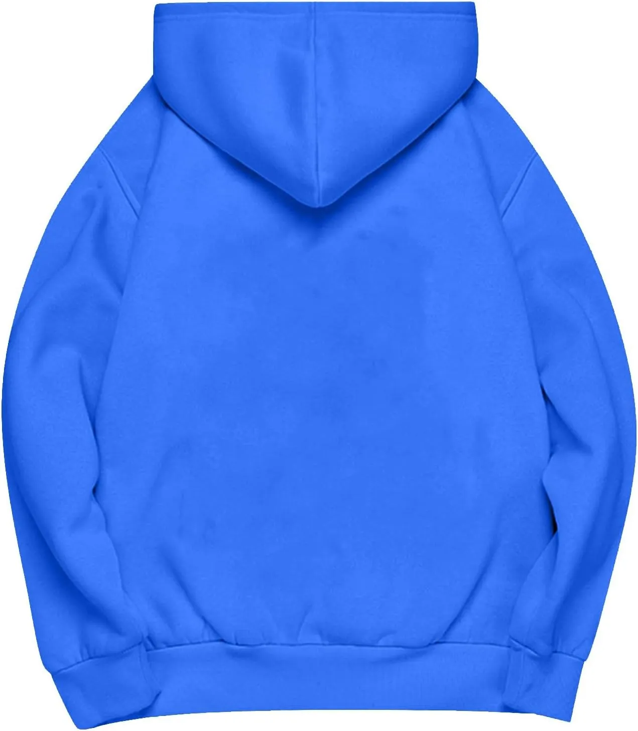 Womens Oversized Hoodies Long Sleeve Pocket Drop Shoulder Pullovers Top Solid Basic Loose Hoodie Sweatshirt
