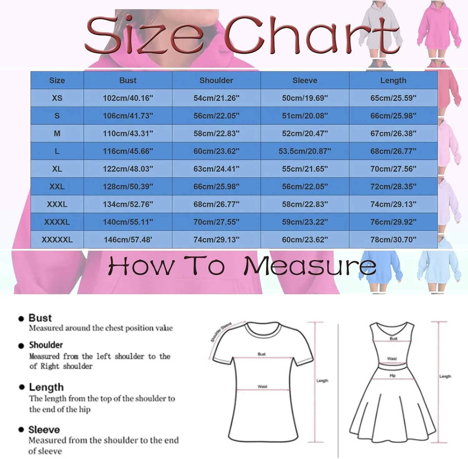 Womens Oversized Hoodies Sweatshirt Pullover Fleece Sweaters Long Sleeve Winter Fall Outfits Fashion Y2k Cute Clothes