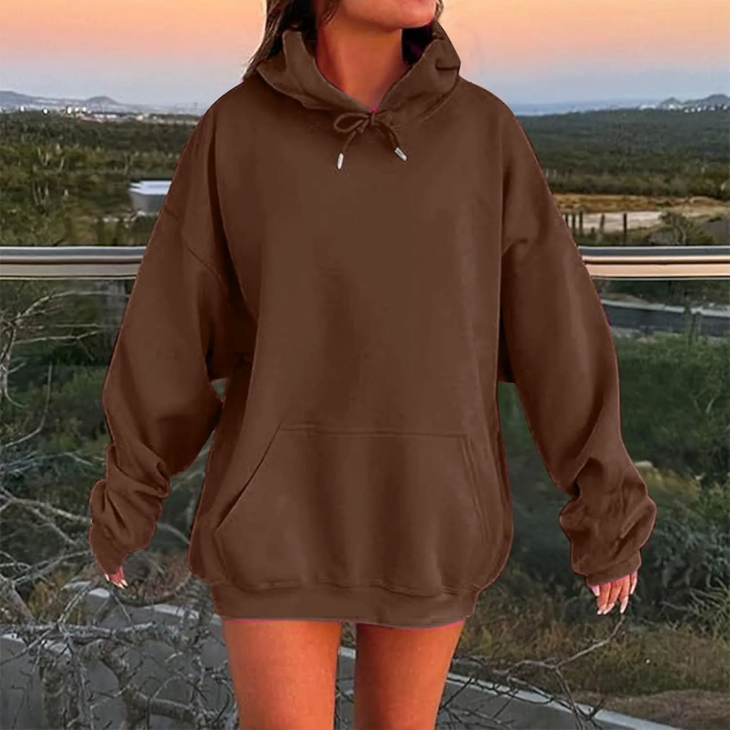 Womens Oversized Hoodies Sweatshirt Pullover Fleece Sweaters Long Sleeve Winter Fall Outfits Fashion Y2k Cute Clothes