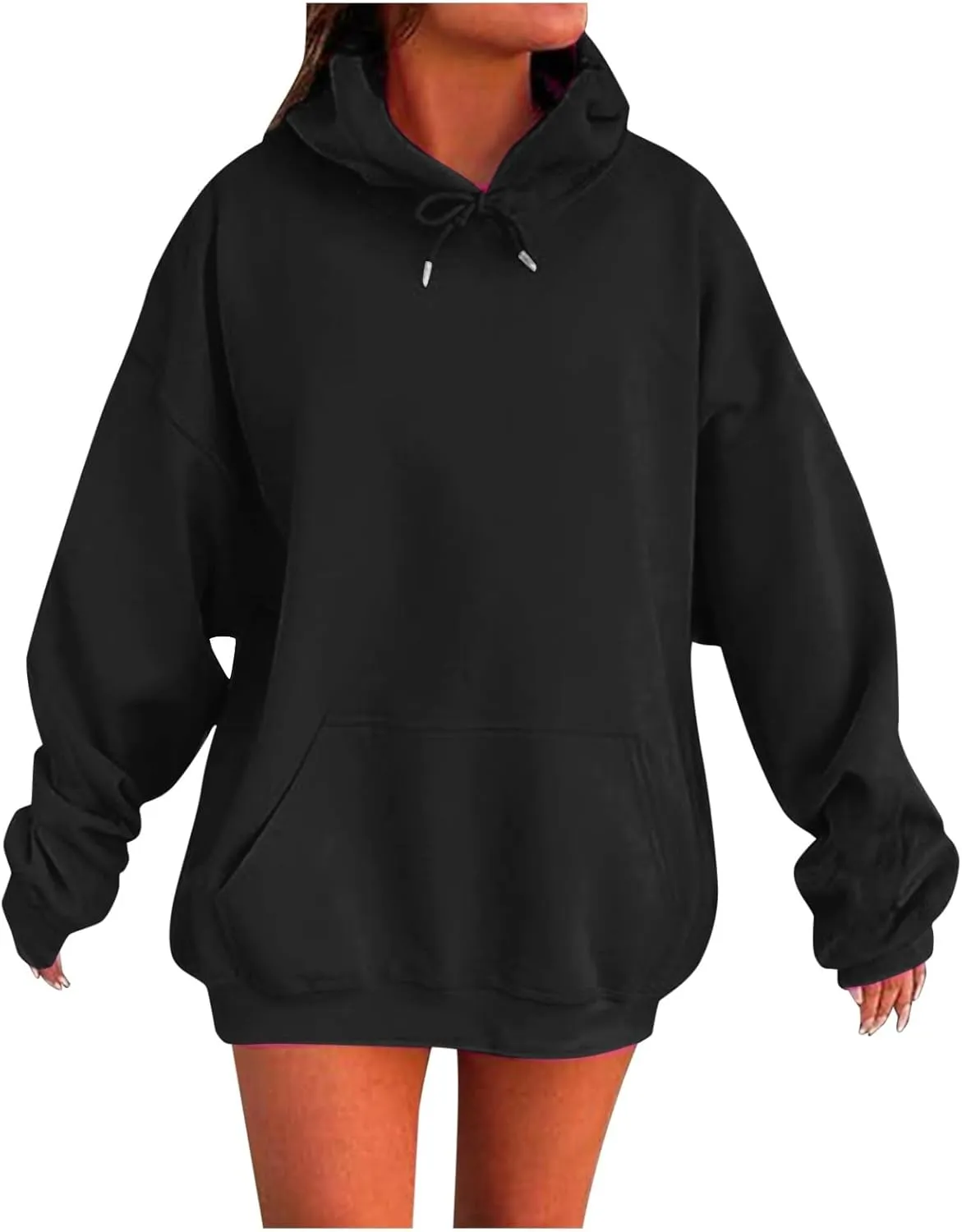Womens Oversized Hoodies Sweatshirt Pullover Fleece Sweaters Long Sleeve Winter Fall Outfits Fashion Y2k Cute Clothes