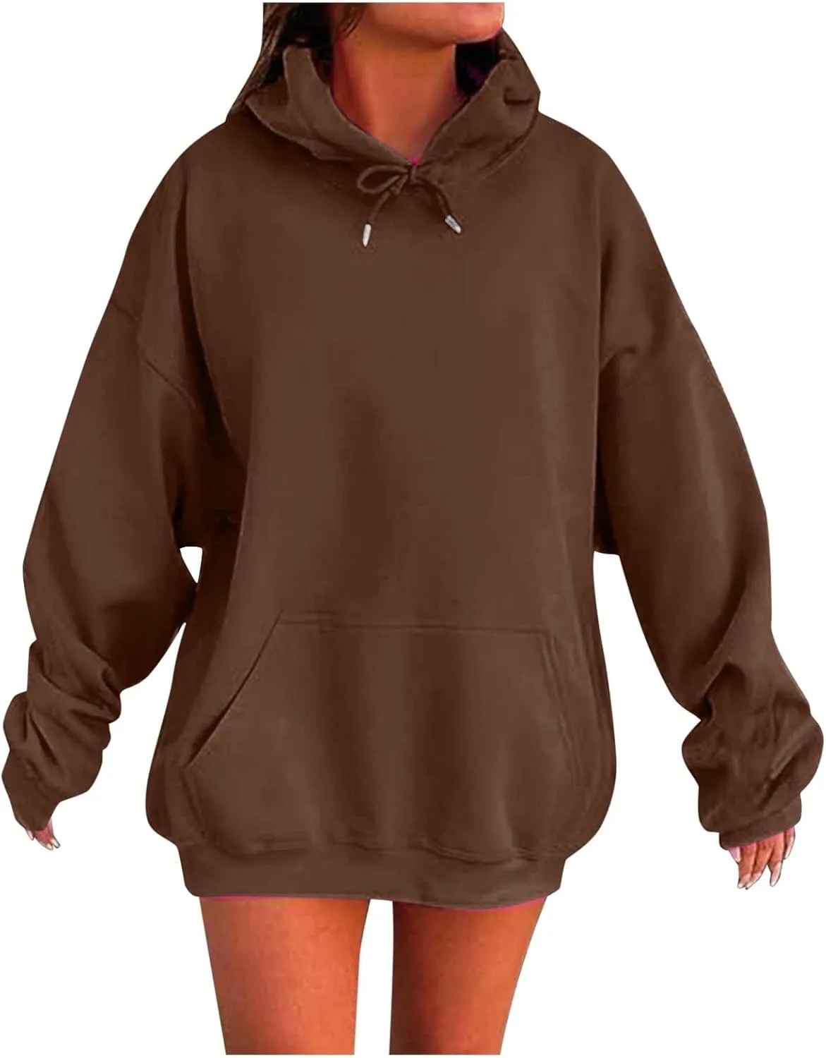 Womens Oversized Hoodies Sweatshirt Pullover Fleece Sweaters Long Sleeve Winter Fall Outfits Fashion Y2k Cute Clothes
