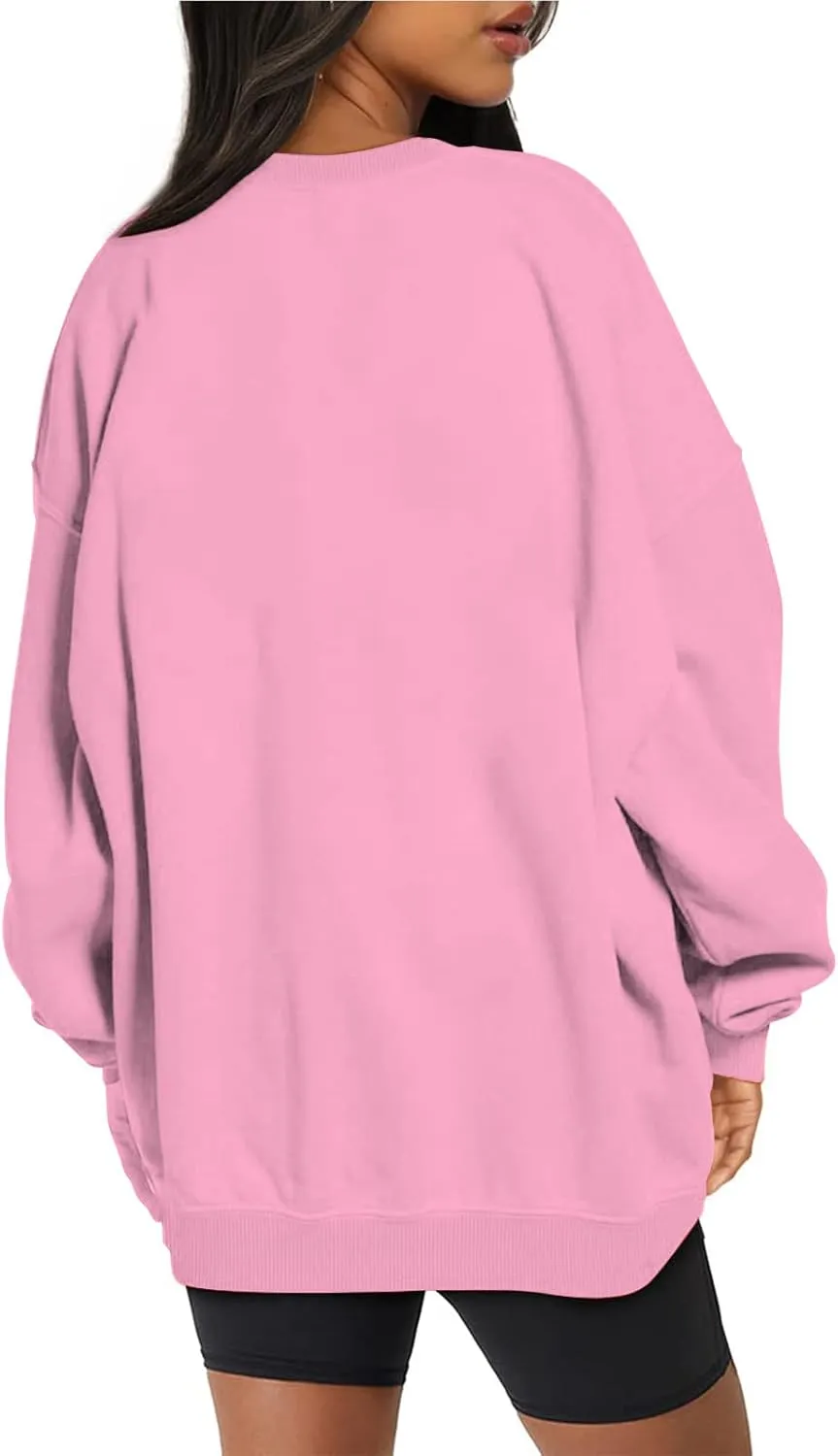Women's Oversized Sweatshirt Crewneck Long Sleeve Loose Pullover Tops Casual Fall Clothes Fashion Outfits 2024