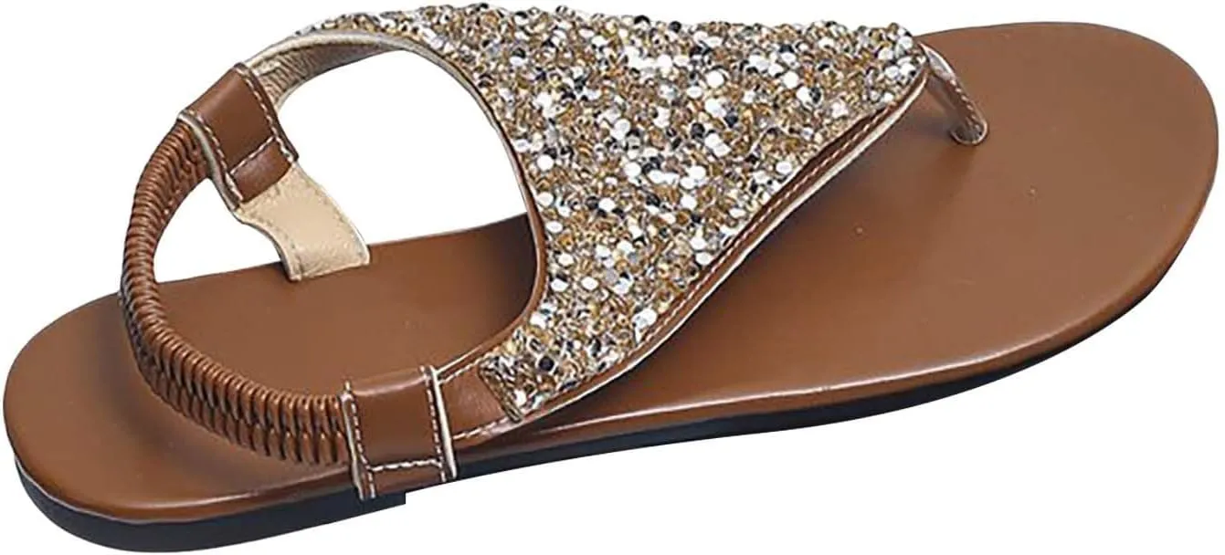 Womens Sandals Shoes Walking Sandal Non Slip Casual Summer Beach Shoes Dress Women's Fashion Flip Flop