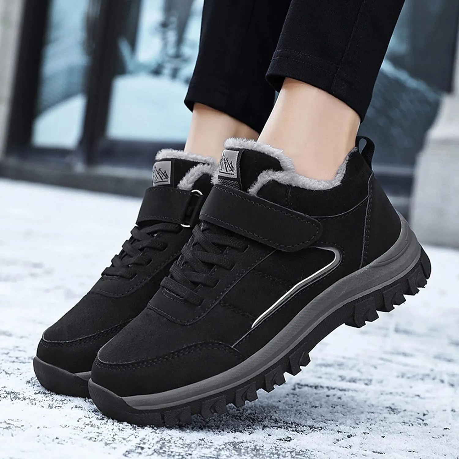 Womens Wide Size 10.5 Snow Boots Women's Winter Boots Wide Width Waterproof Winter Boots for Women Slip ons Outdoor Waterproof Rubber Boots for Women Snow Shoes for Women Slip on