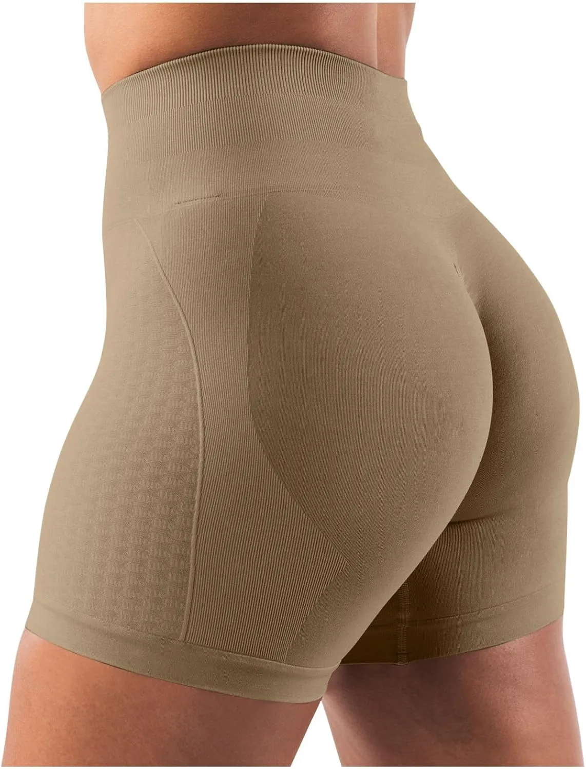 Womens Workout Shorts Scrunch Gym Butt Lifting Seamless Yoga Shorts High Waisted Athletic Running Bike Shorts