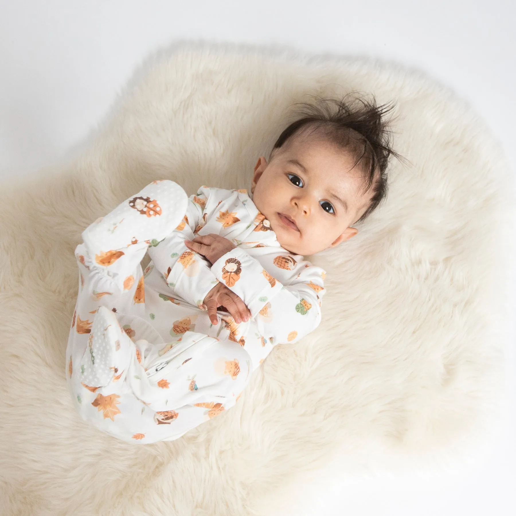 Woodland Swaddle Babies Footie Pajama