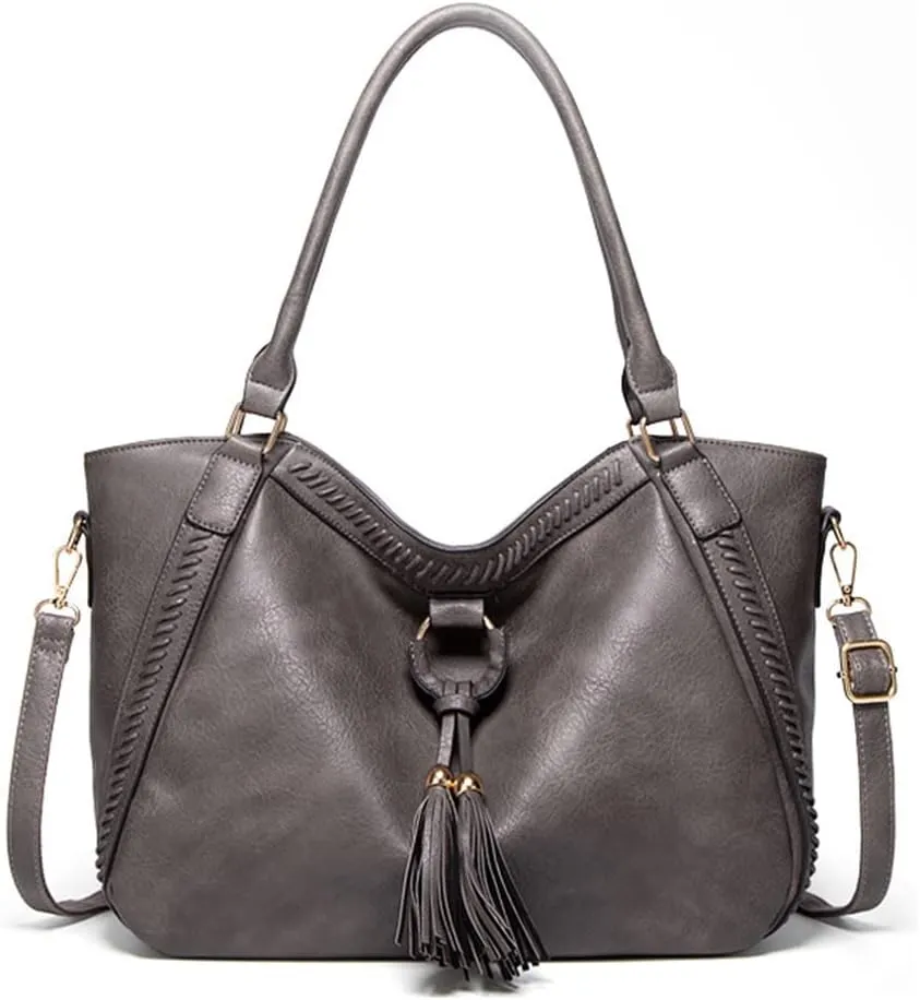 YAQUNICER Hobo Tote Bag Purses and Handbags for Women Top Handle Satchel Soft PU Leather Shoulder Bag