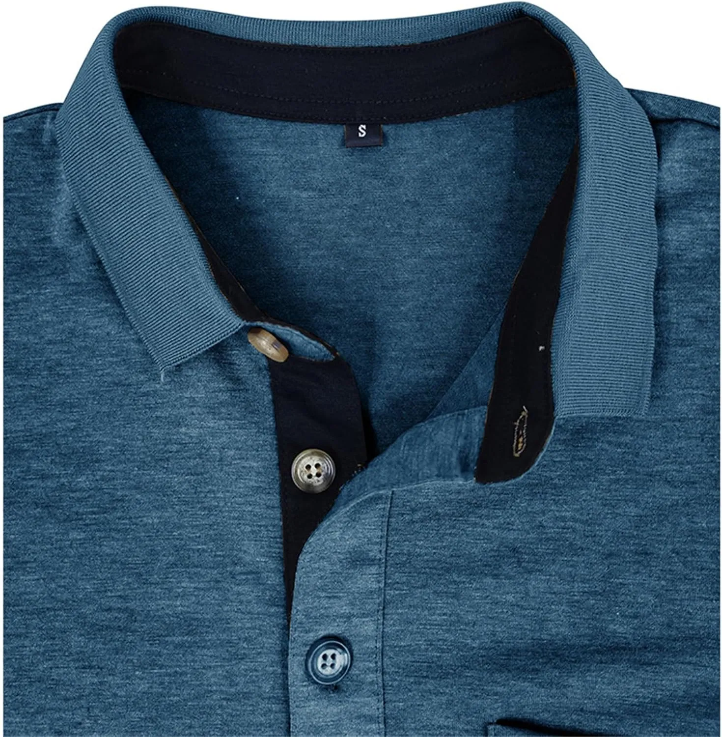 ZYXTIM Men's Short Sleeve Henley Tee Fashion Button Business Work Golf Polo Shirts Summer Soild Slim Ribbed T-Shirts Big&Tall